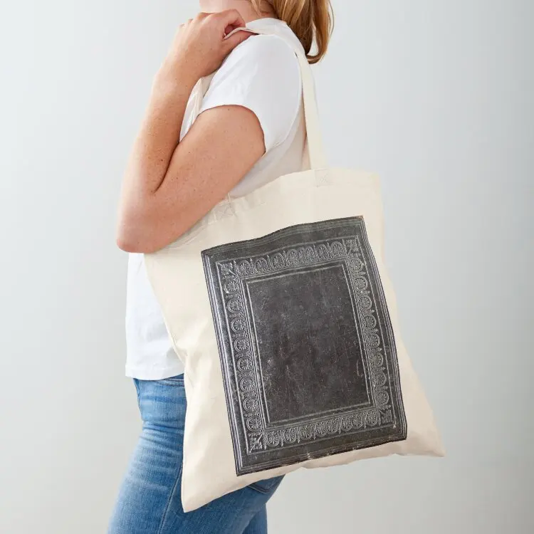 

Black Antique Book Tote Bag Portable shopping bag great bag Reusable bags tote women