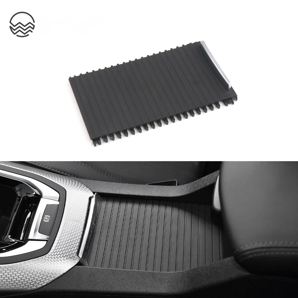 For Peugeot 408 Front Seats Central Armrest Curtain For Peugeot Container Storage Box Center Console Shutters Cover 2014-2022 