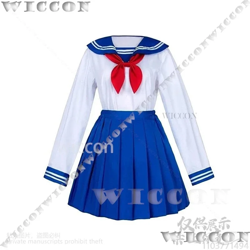 صديقة ميتا تأثيري لعبة الرعب أنيمي MiSide زي JK زي مدرسي شعر مستعار عقال الدعامة لجميع القديسين عيد الميلاد Customized6