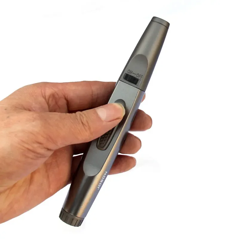 Outdoor EDC Portable Welding Torch Flamethrower Pen Windproof Blue Flame Lighter Creative Gifts Tools