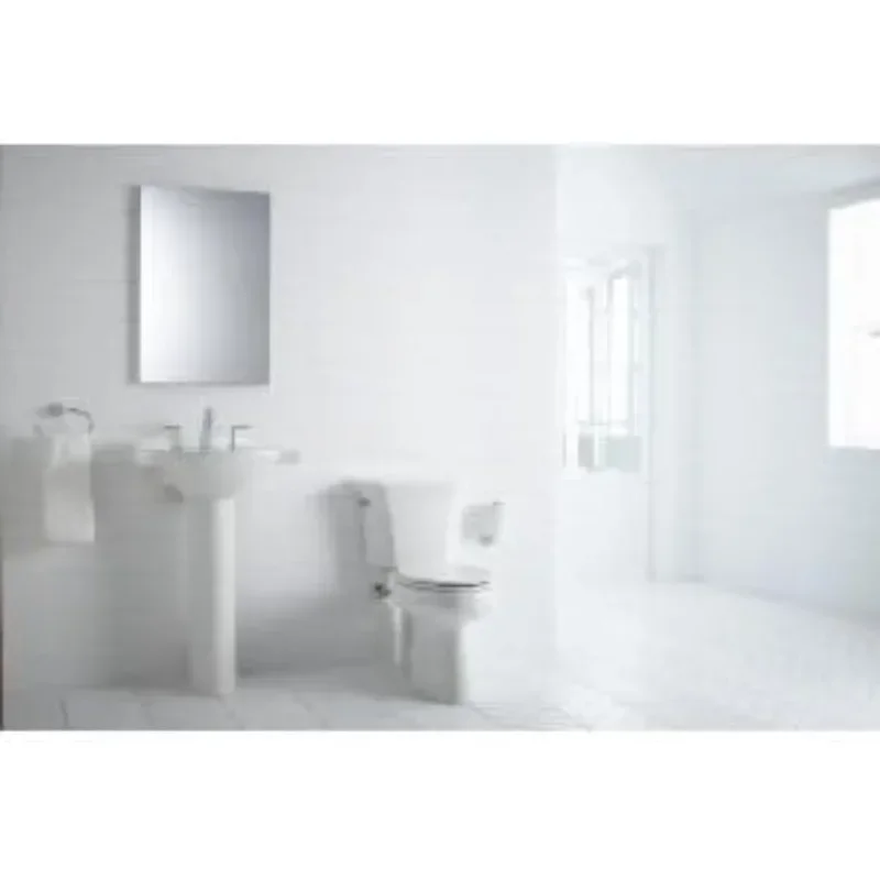 

Two-Piece Comfort Height Toilet with Dual-Flush and Elongated Bowl Essential for Home Bathroom and Toilet