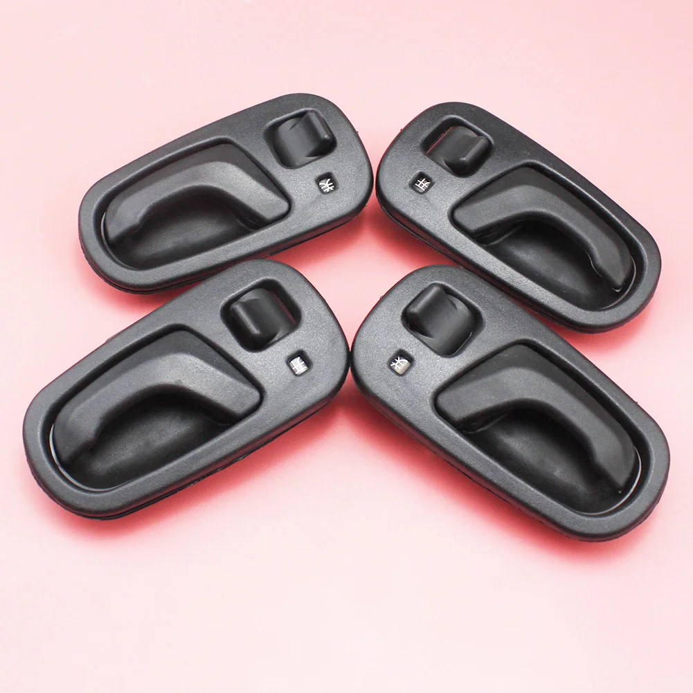 

4PCS/lot INTERIOR INNER Inside DOOR HANDLE fit for SUZUKI SWIFT GEO METRO 1992-1995 Front Rear Left Right