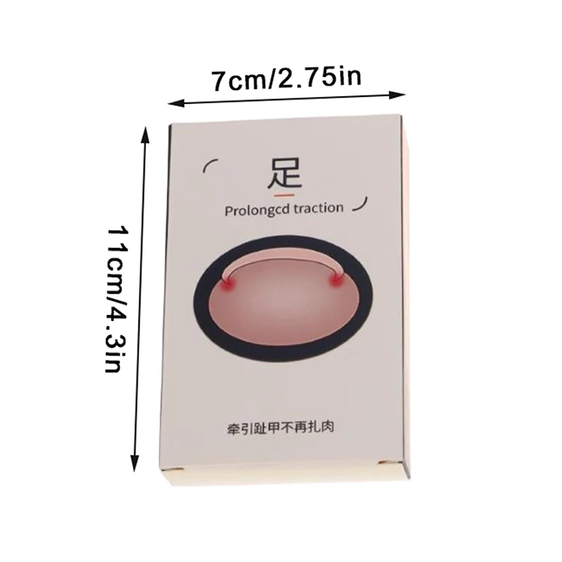 Ingrown Toenail Correction Tool Ingrown Toe Nail Treatment Elastic Patch Sticker Straightening Clip Brace Pedicure Tool