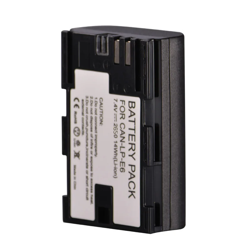 2650mAh LPE6 LP-E6 LP E6 E6N LP-E6N or charger for Canon EOS 6D 7D 5D Mark II III IV 5D 60D 60D 70D 80D 90D 5DS R5 R6 XC10 XC15