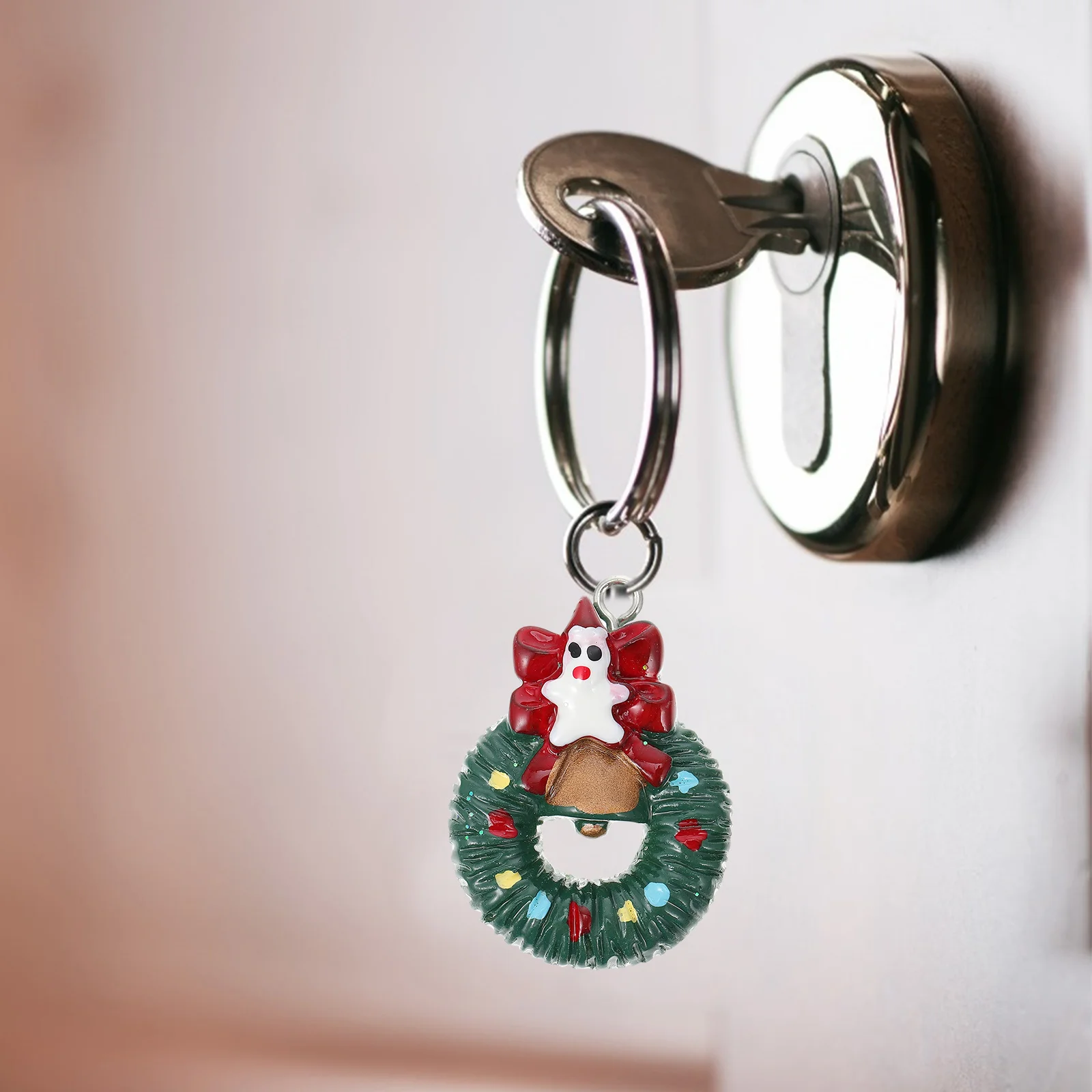 

24Pcs Christmas Style Pendant Charms Resin Pendants DIY Necklace Bag Hanging Ornament Key Chain Accessories Keyrings Decor