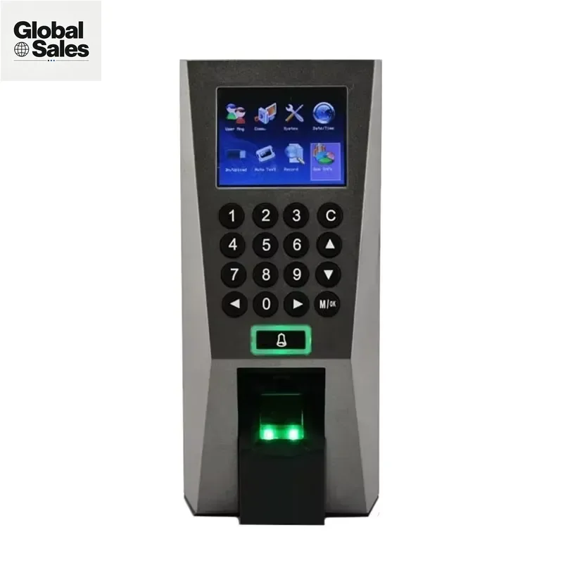 F18 Biometric Fingerprint Door Access Control System with Attendance Function Optional RFID and Free