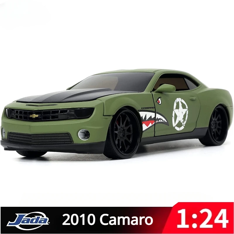 

Модель автомобиля Jada 1:24 2010 для Chevrolet Camaro, американская модель автомобиля из металлического сплава, коллекция подарков для детей