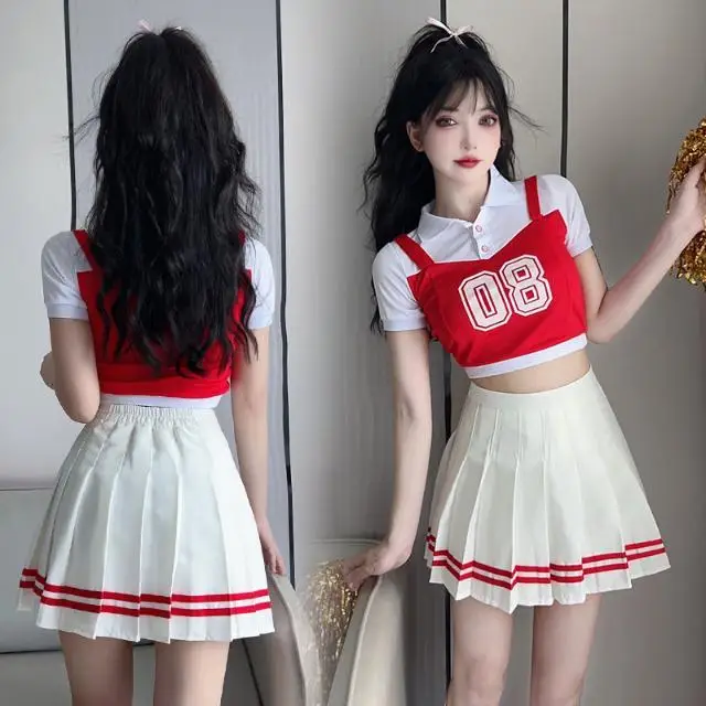 New Cheerleading Costumes Female Adult Students Football Baby Performance Costumes Cheerleading Dance Youth Performance Suit