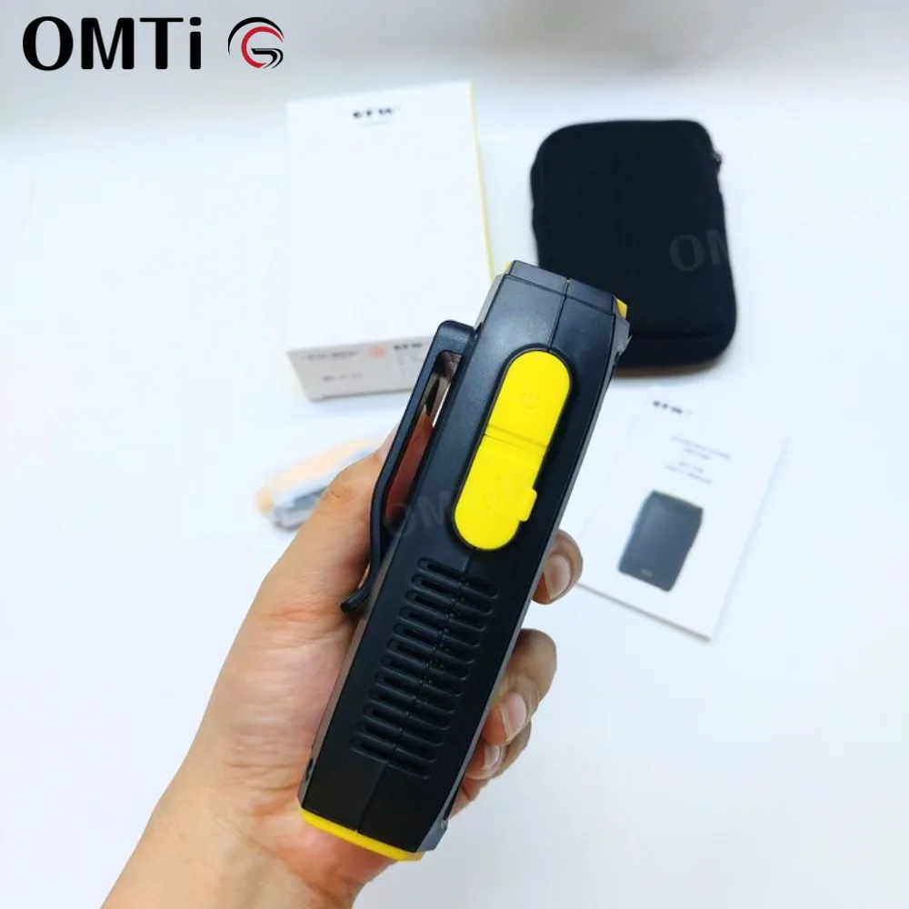 OMTiG Mini OTDR Active Fiber Live Test 1550nm 20dB OFW Optical Reflectometer Touch Screen OPM OLS VFL Tester Sc Connector