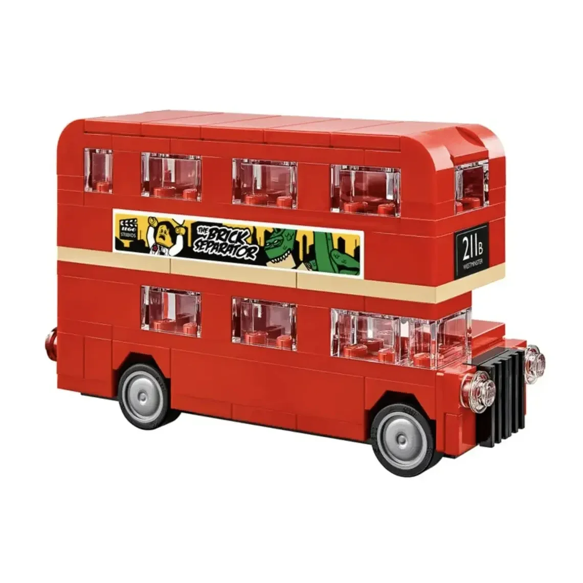 LEGO 40220 Creator Double Decker London BusBuilding Blocks Bricks Toy for Kids Children\'s Day Birthday Gift (118 Pieces)