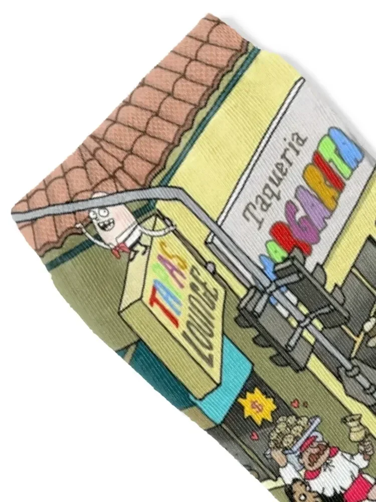 Muni Meltdown Socks new in's designer brand moving stockings kids Socks Women Men's