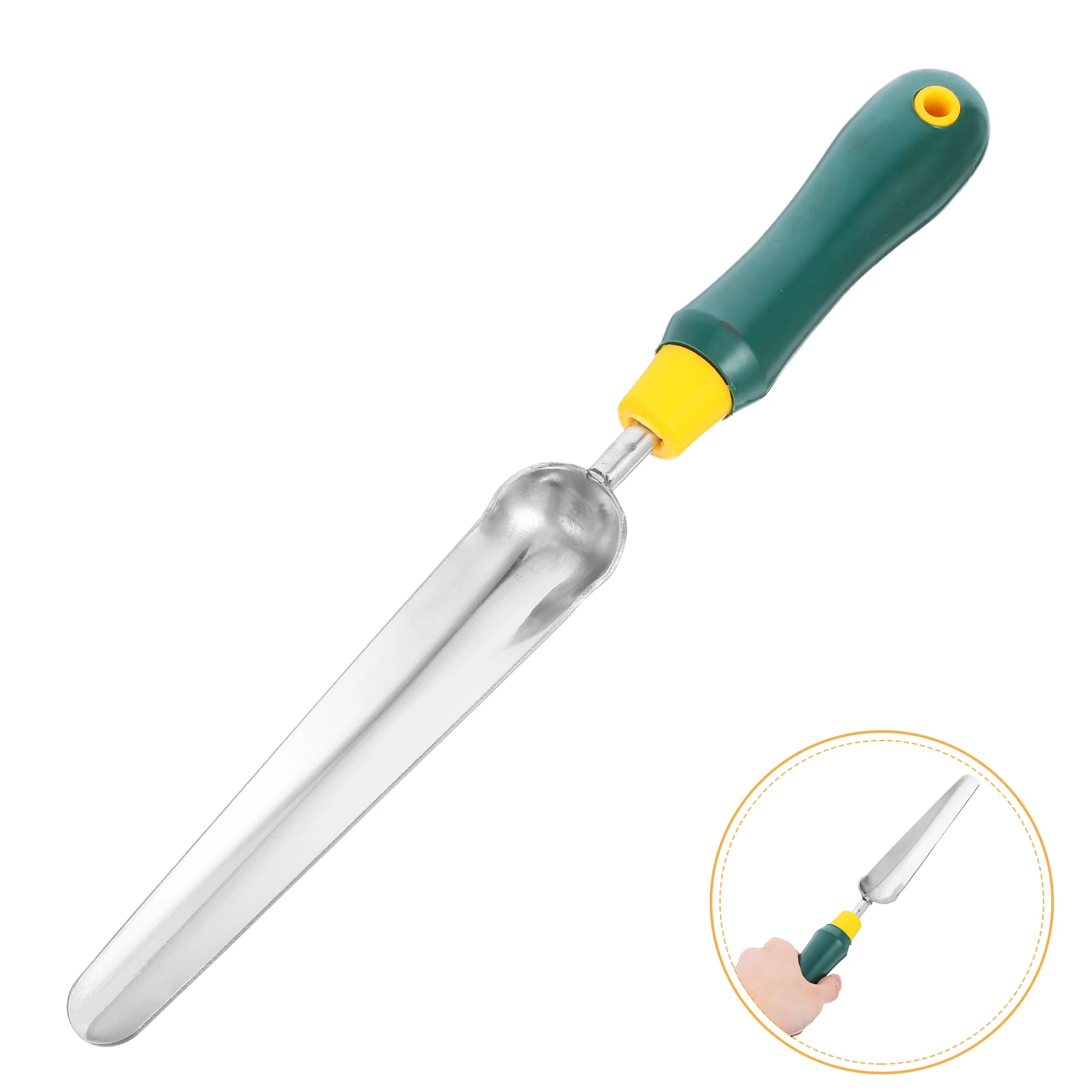 

Garden Shovel Stainless Steel Ergonomic Handle Practical Weed Removal Flower Plant Accessories Gardening Tools