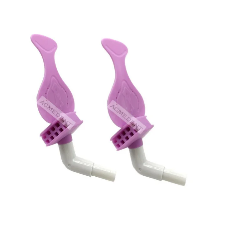 

2 Set Dental Bite Blocks Hands-Free Isolation Device One Step & Suction Pathway Shield Dentist Silicone Bite Blocks Cheek