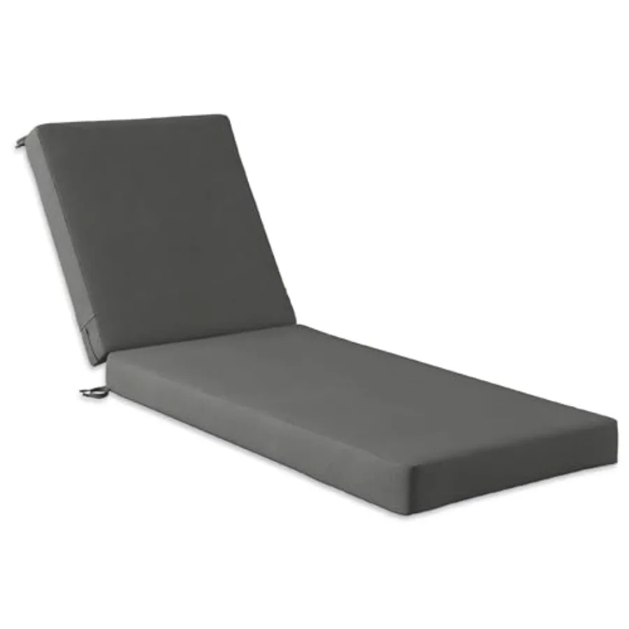 

Outdoor Lounge Chair Cushions Chaise Cushion for Patio Furniture Double Waterproof Fabric for Pool 72 x 22.5 x 3.5 Inch 1PK