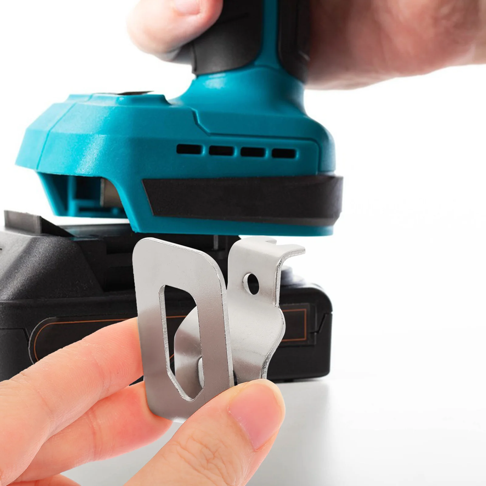 

6 шт., крючки для ремня для дрели, зажимы для крючков из нержавеющей стали для электрической дрели, портативный держатель для инструментов, металлические крючки для ремня