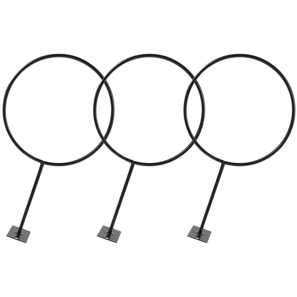 

3 Wall mounted Basketball Racks Football Display s Black 5mm Easy Installation Durable Balls Holders Sports Storage