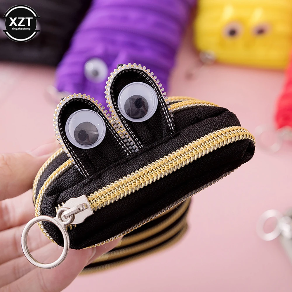 Creative Halloween Caterpillar Zipper Pencil Case Stationery Storage Bag Children's Day Boy Girl Birthday Gift Pen Bags