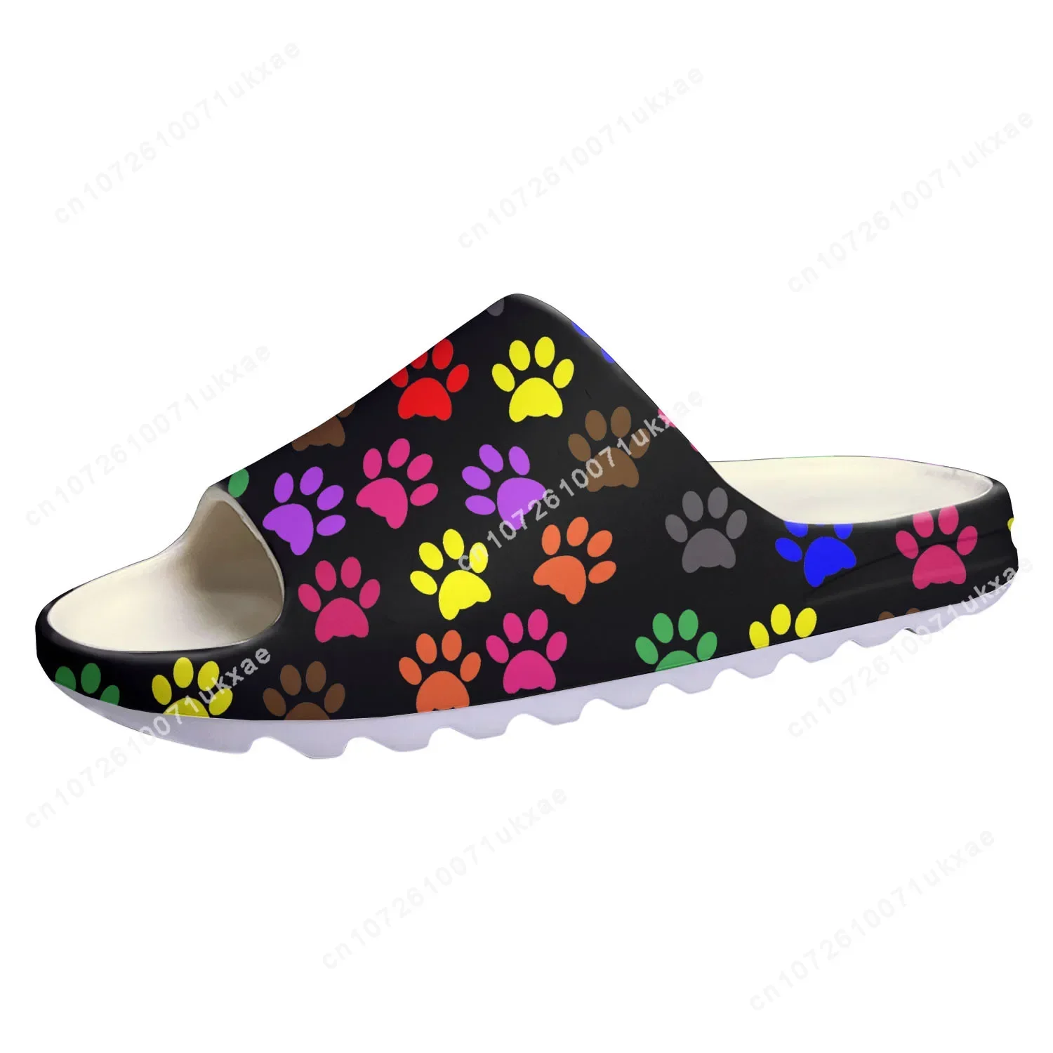 Animal Paw Print petpaw pet dog cat Soft Sole Sllipers Home Clogs Customized Step On Water Shoes Mens Womens Teenager Sandals