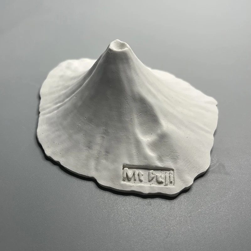 

Fuji Mountain Modern Micro Landscape Sculpture Creative Minimalist Desktop Art Small Ornament Birthday Gift