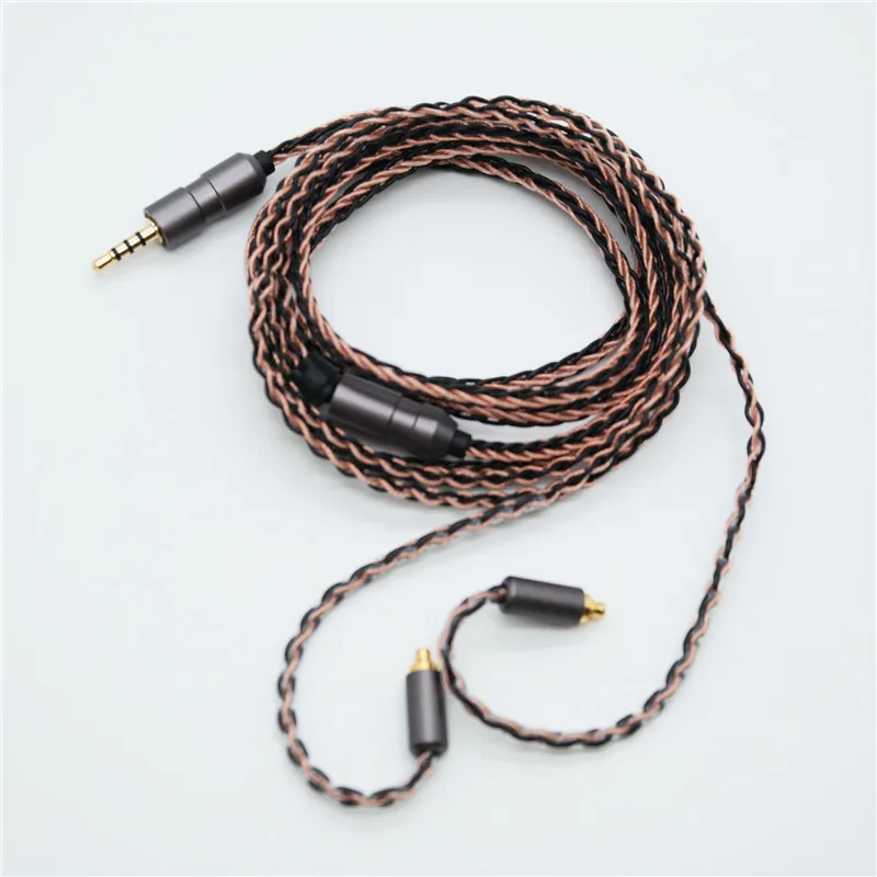 IE300 headset cable MMCX oxygen free copper silver plated IE900 IE600 upgrade replacement cable