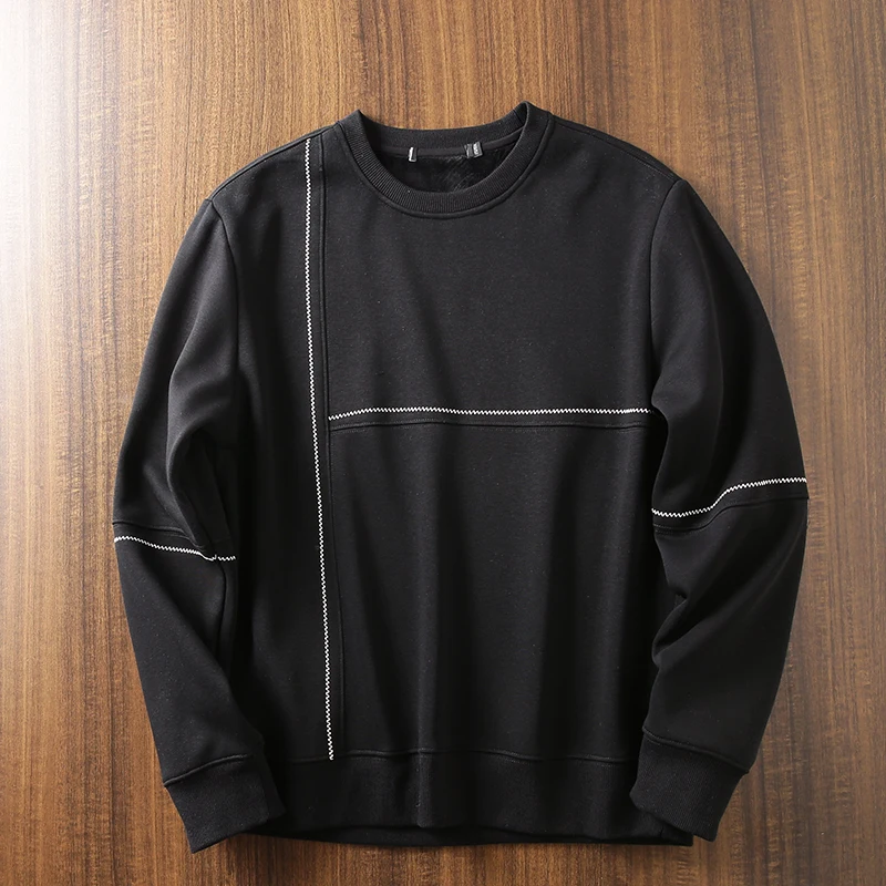 

Мужская толстовка Upade Warmth с флисовой подкладкой, утепленная, с круглым вырезом, осенне-зимняя, модная, повседневная, молодежная, без бирки