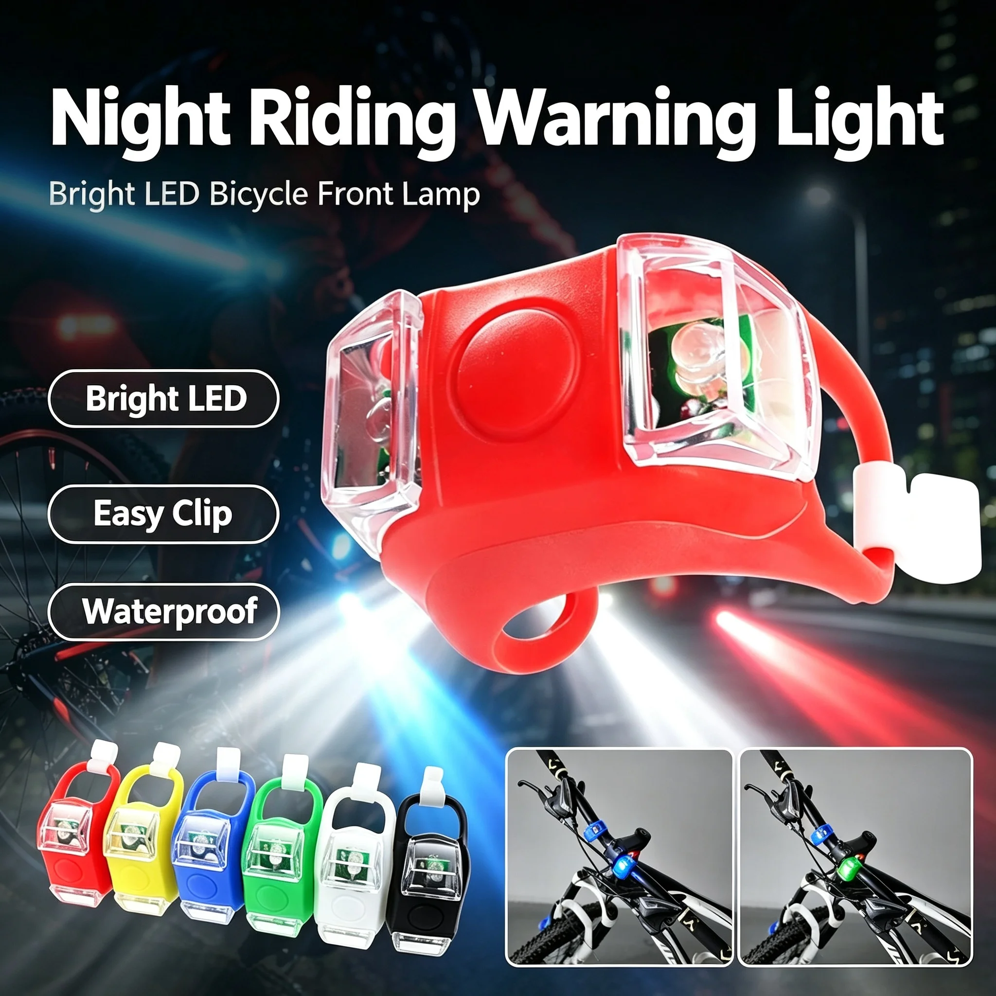 Cycling Gear Of The Year - Bicycle Silicone LED Flashing Tail Light