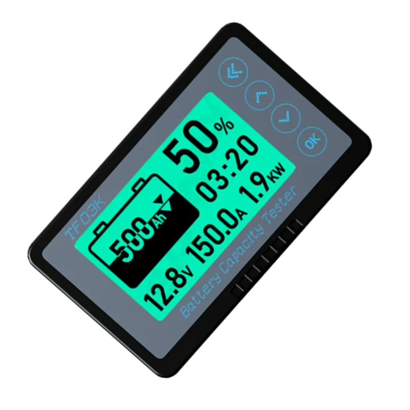 

A74E-Voltage And Current Tester Battery Power Meter For Monitoring The Charge, Voltage And Power Of General Automotive Batteries