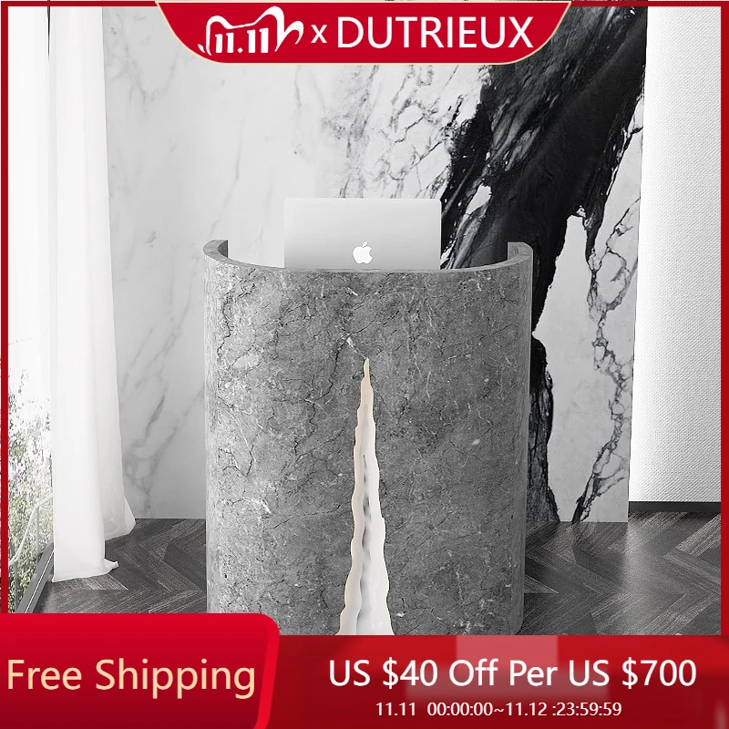 

Design Light Luxury Reception Desks Luxury Counter Service High-end Reception Desks Welcome Checkout Bureau Office Furniture