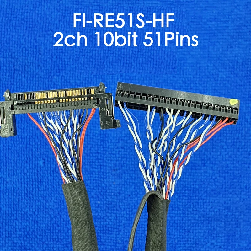 

FI-RE51S-HF 2ch 10 bit Dual 10 51Pins LVDS Cable for TV LCD panel Matrix Screen Panel for For Samsung Universal V59S 55CM