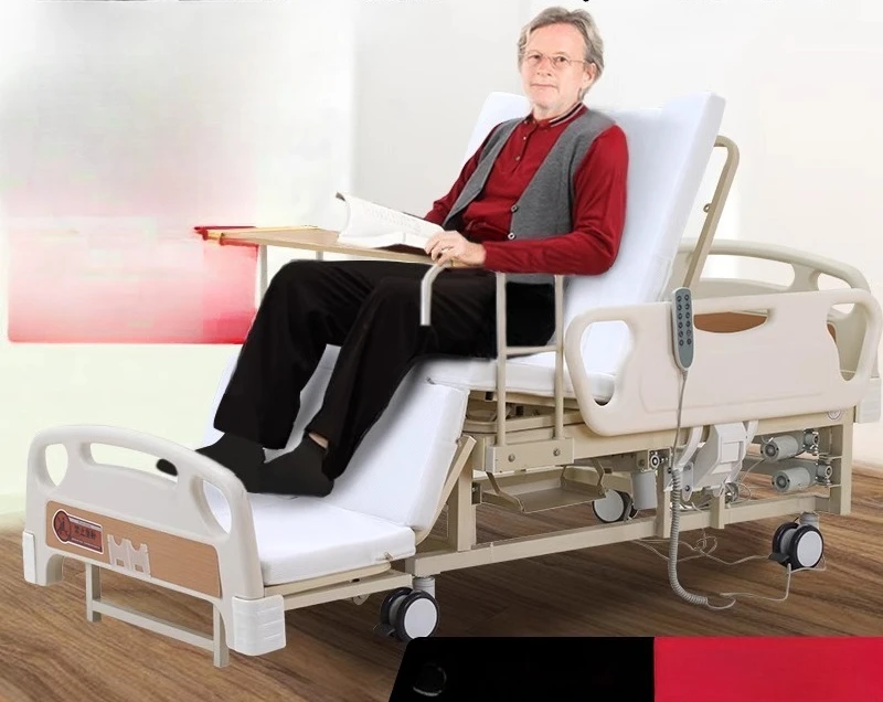 

Для электрической кровати для кормления, бытовой многофункциональный инсульт, ручная кровать для парализованных пациентов, может идти в туалет