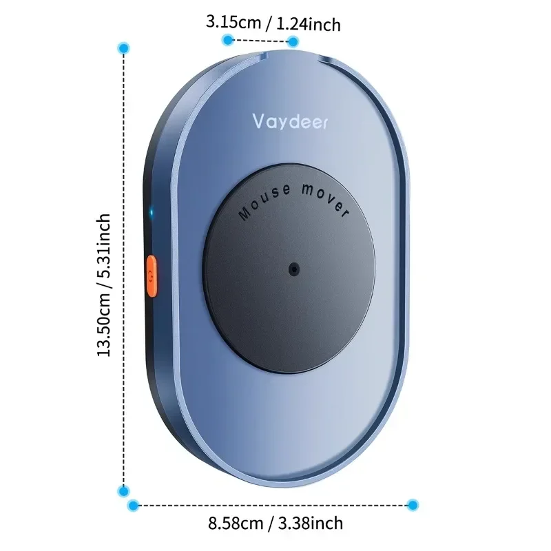 Computer anti-dormancy virtual mouse automatically moves, slides and shakes at regular intervals.