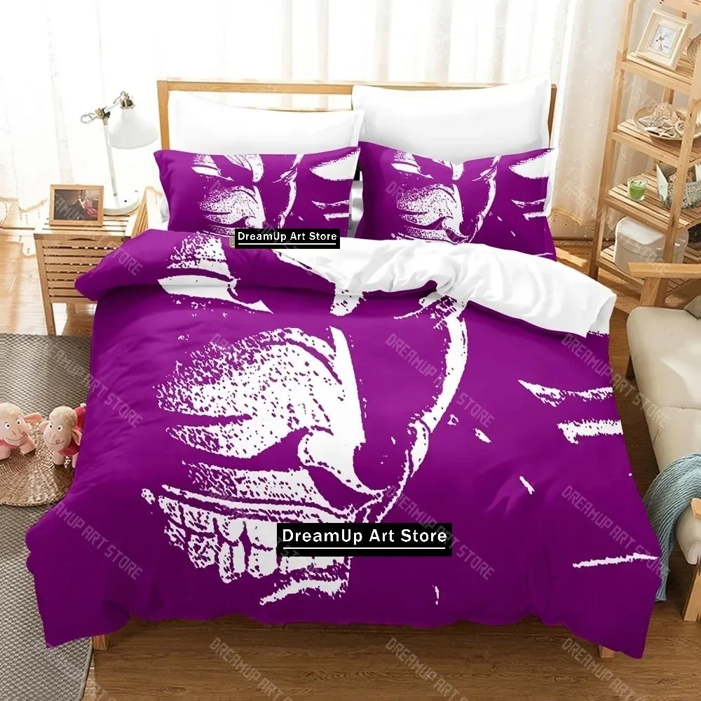 

3D Print Fashion Anime Baki Hanma Bedding Set Boys Girls Twin Queen Full Size Duvet Cover Pillowcase Bed Adult Bedroom