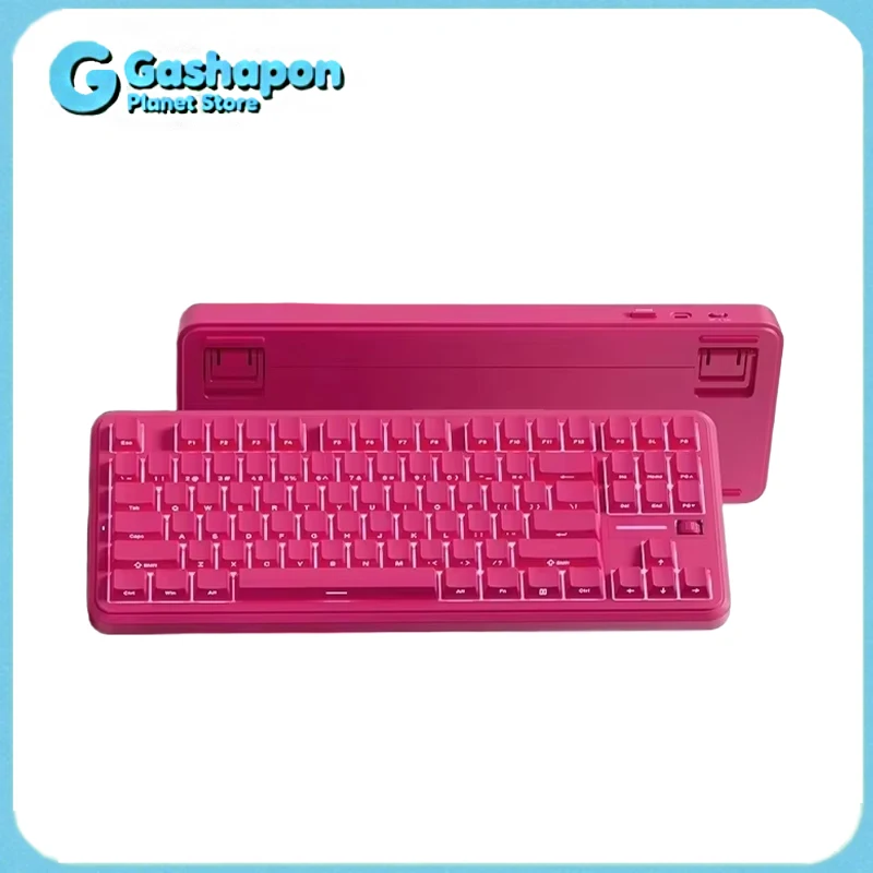 

MCHOSE K87S Wireless Mechanical Keyboard Tri Mode 0.125ms Low Delay Dual 8K Polling 2500H Battery Life 96% Hot Swappable for PC