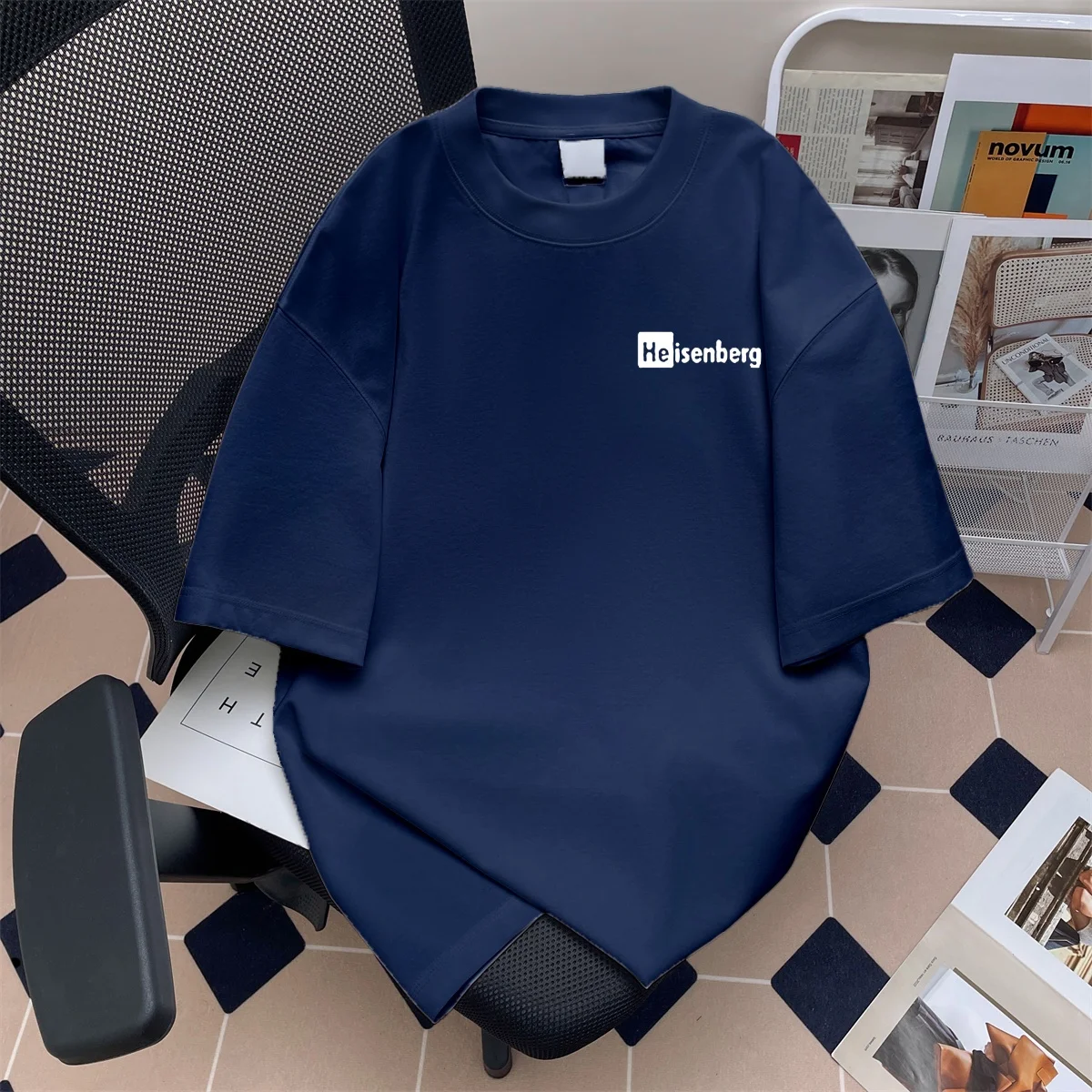 

Американская летняя футболка свободного кроя с коротким рукавом, модная, большого размера, из хлопка, молодежная, повседневная, с круглым вырезом