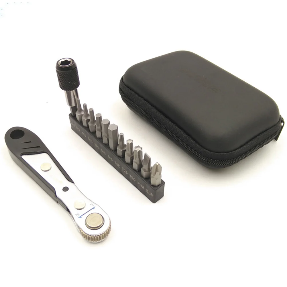 

1 set Bicycle Repair Tool Set 4/5/6/8Mm Wrench Spanner Wide Tooth Groove Durable Bike Maintenance For Home Factory Use