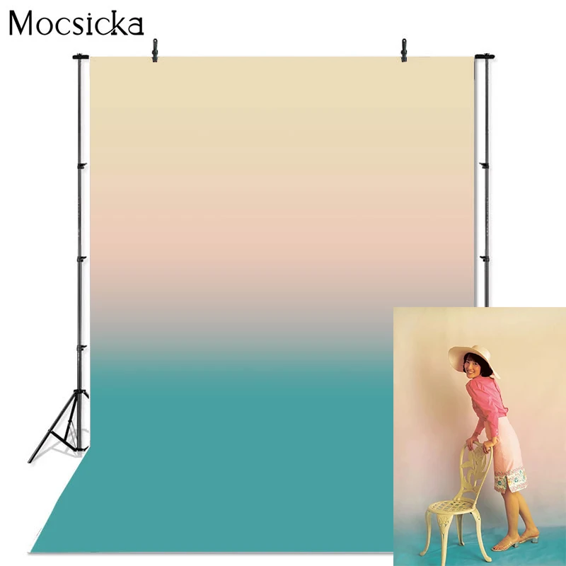 Mocsicka Gradient Nền Chụp Ảnh Chân Dung Nghệ Thuật Cưới Cô Dâu Vòi Tắm Hoa Sen Trang Trí Đạo Cụ Nhiếp Ảnh Gia Chuyên Nghiệp