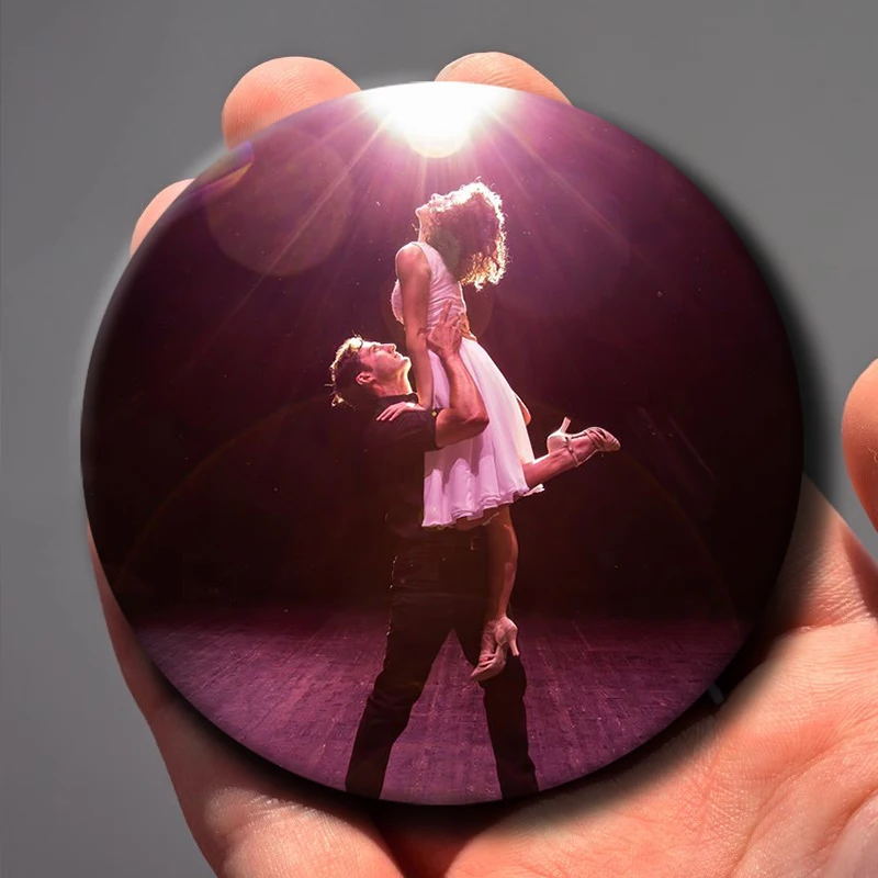 Vintage Film Classic D-Dirty Dancing Soft Button Pin Retro Movie Poster Brooch Badge Bag Accessories Decor Fans Collect Gifts