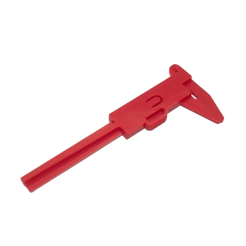 0-150mm Plastic Vernier Caliper Mini Measuring Tool for Woodworking Jewelry Microblading Student Double Scale Ruler