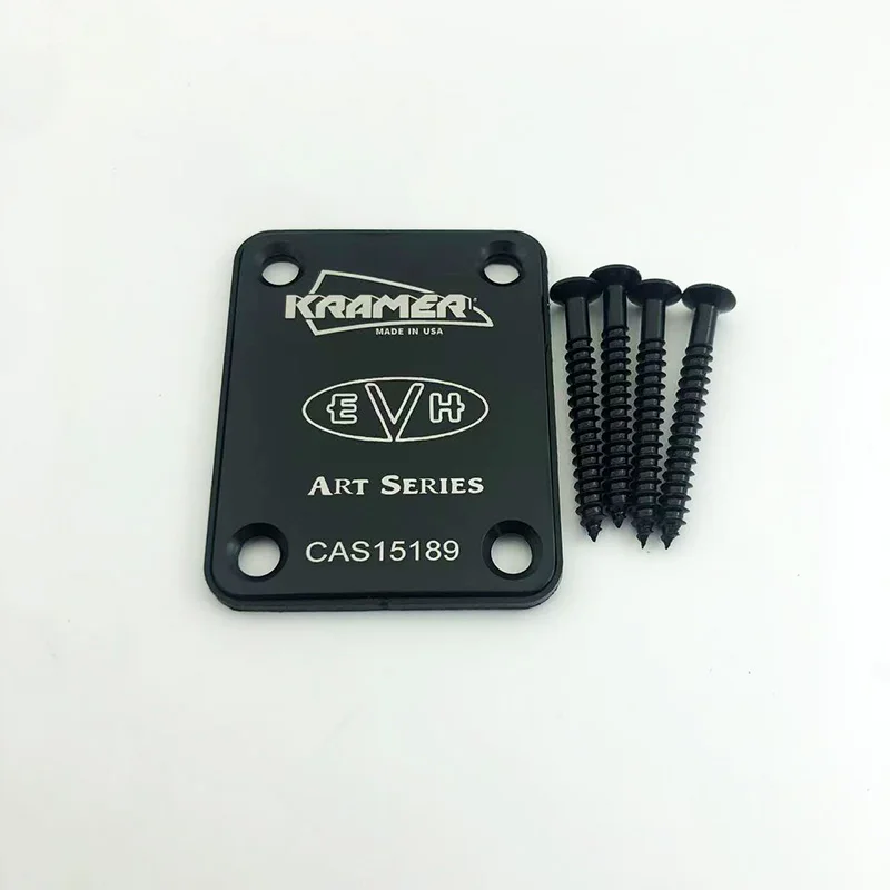 Kramer E V H Guitar Neck Plate Gold/Chrome/Black - view 5