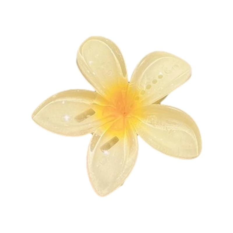 

Girl Flower Plumeria Hair Clip Sweet Handmade Hair Duckbill Clip Headwear Hair Headwear for Women Girl