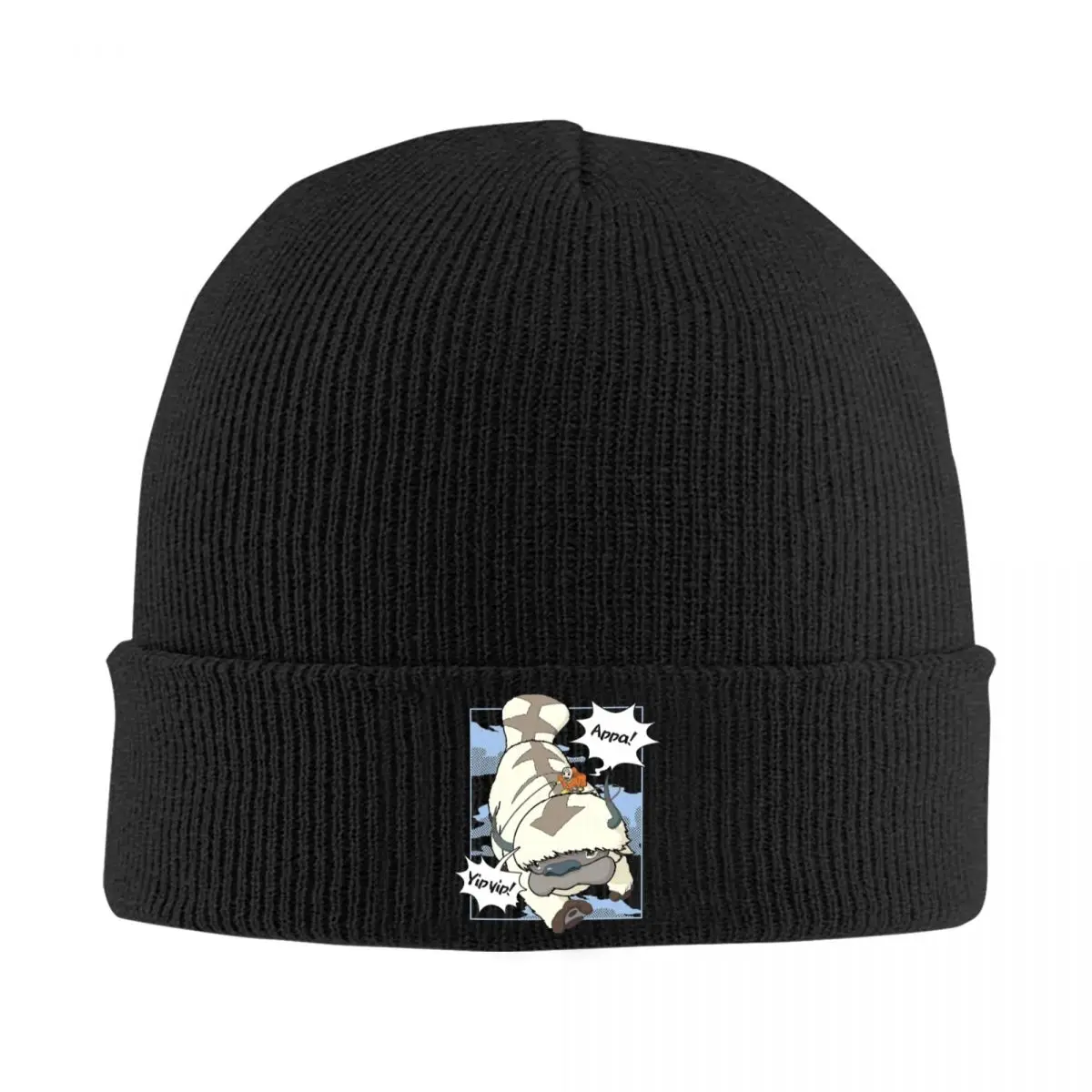 Avatar-The Last Airbender Appa Yip Yip Knitted Hat Beanie Autumn Winter Hats Warm Unisex Hip-hop Caps Men Women