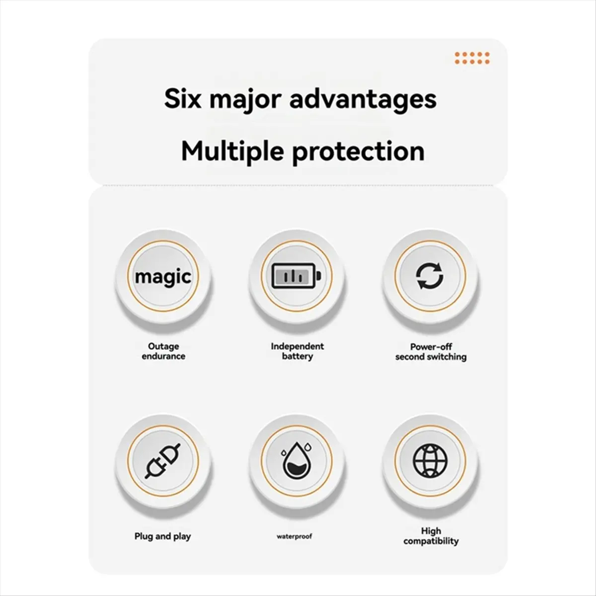 12V-2A UPS Power Supply for WiFi Router Modem Security Camera for Power Outages AU Plug