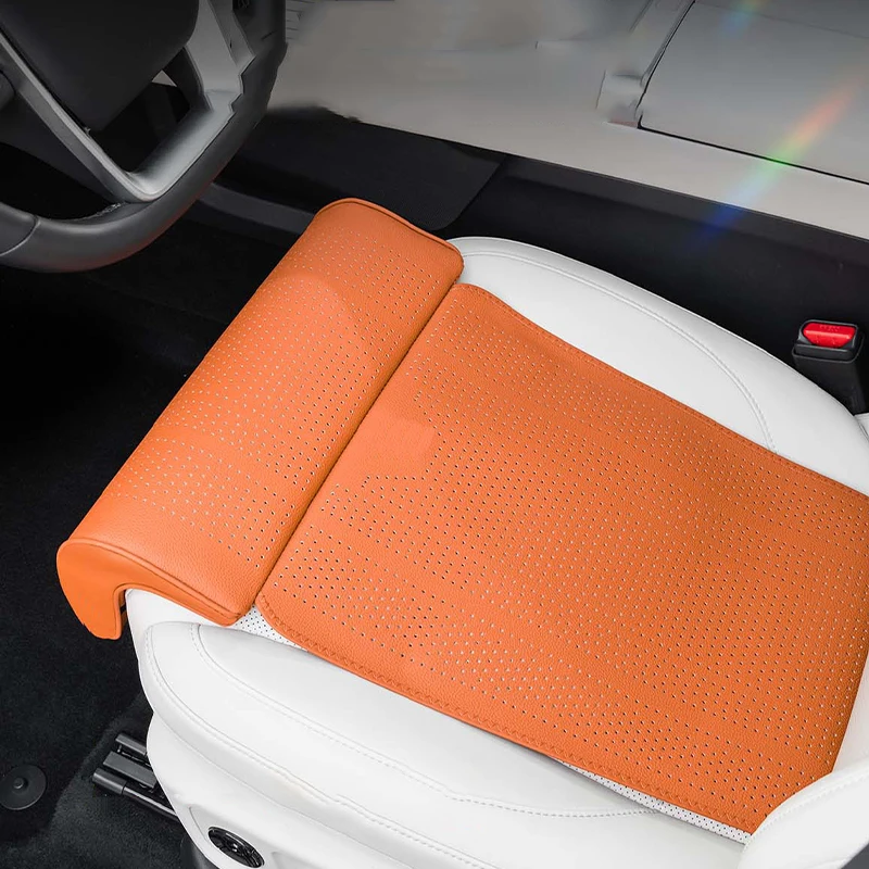 

1Pc Car Seat Thigh Extension – Adjustable Leg Rest Pad, Universal Fit, Stain-Resistant PU Leather for Travel Comfort