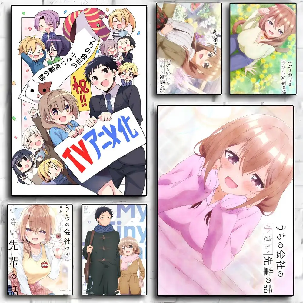Póster de Anime m-My Tiny SenpaiS para sala de estar, dormitorio, exterior, bar, pasillo, Bar, impresiones artísticas de pared, regalos de decoración