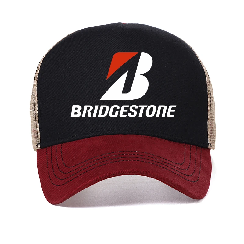

Bridgestone 9 Baseball Cap high quality Men cool Mesh breathable trucker hat outdoor Visor Golf Snapback Hat Bone Garros