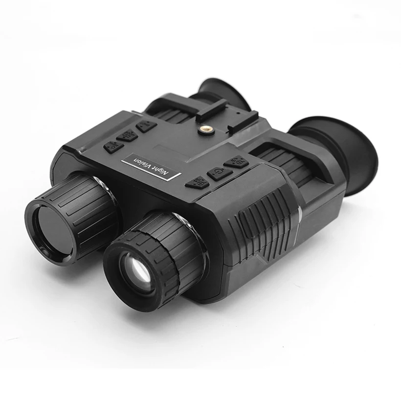 Naked Eyes 3D Display Hands Free Tactical Night Vision Binoculars HD Digital  Head Mounted Helmet Night Vision Goggles
