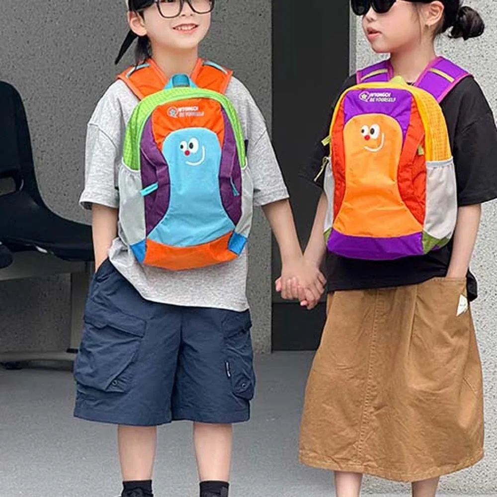 Oxford Cloth Kids Backpack Lightweight Cartoon Kindergarten Book Bag Durable Breathable Primary School Bag Students