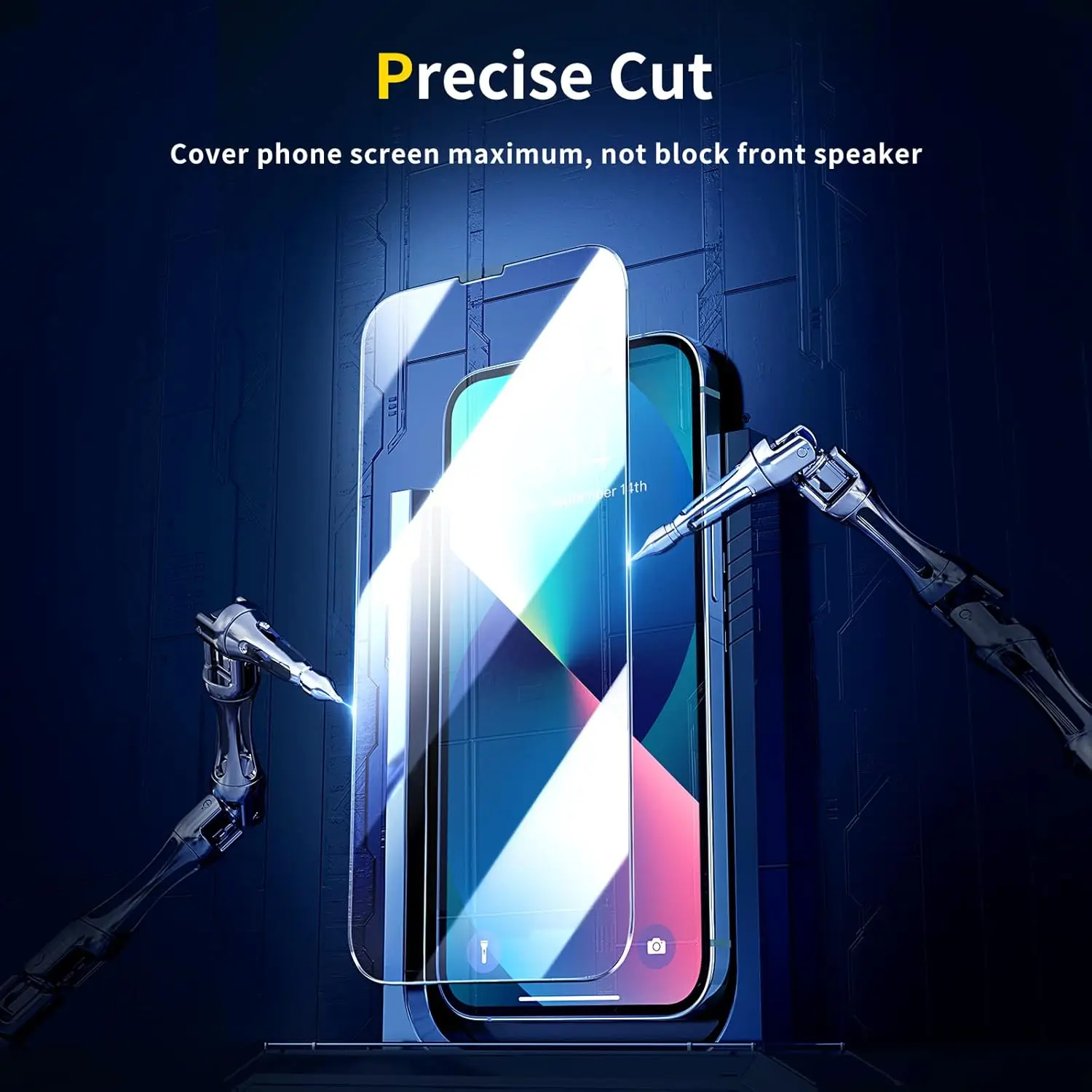 1Pcs/4Pcs HD Tempered Glass For iPhone 14 Pro Max 14Pro Screen Protector For iPhone 14 Plus Protective Glass Film