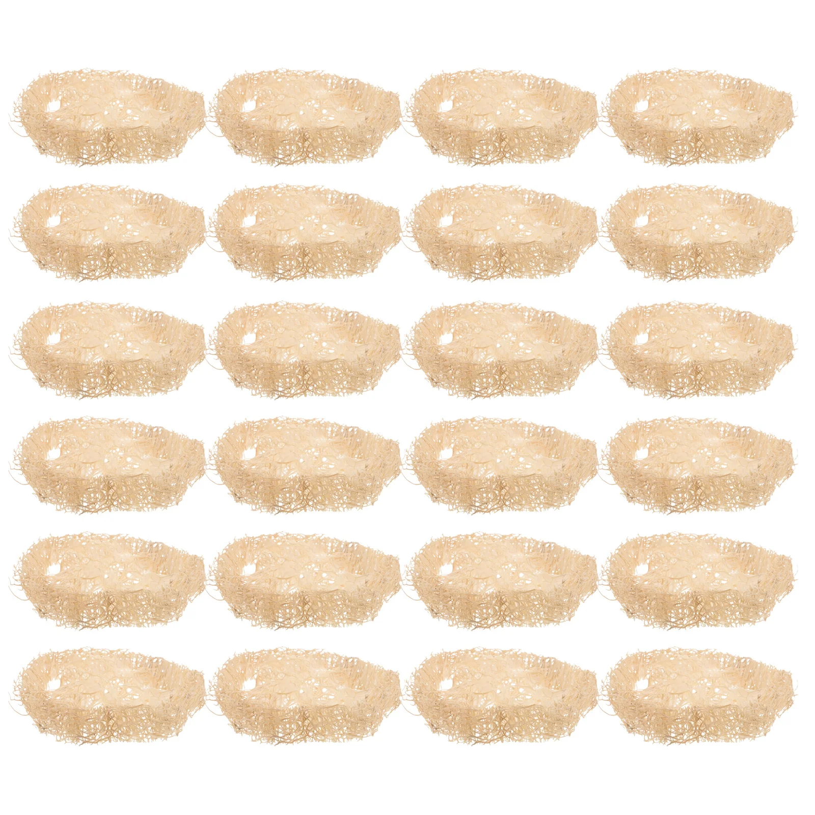 

24Pcs Natural Small Animal Loofah Chew Grinding Enrichment Cage Accessory Hamster Rabbit Guinea Pig Chinchilla Gerbil
