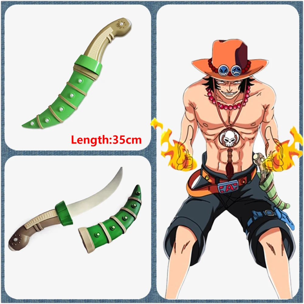 Portgas D Ace Dagger Cosplay puntelli accessori per giochi di ruolo regalo per feste di carnevale di Halloween